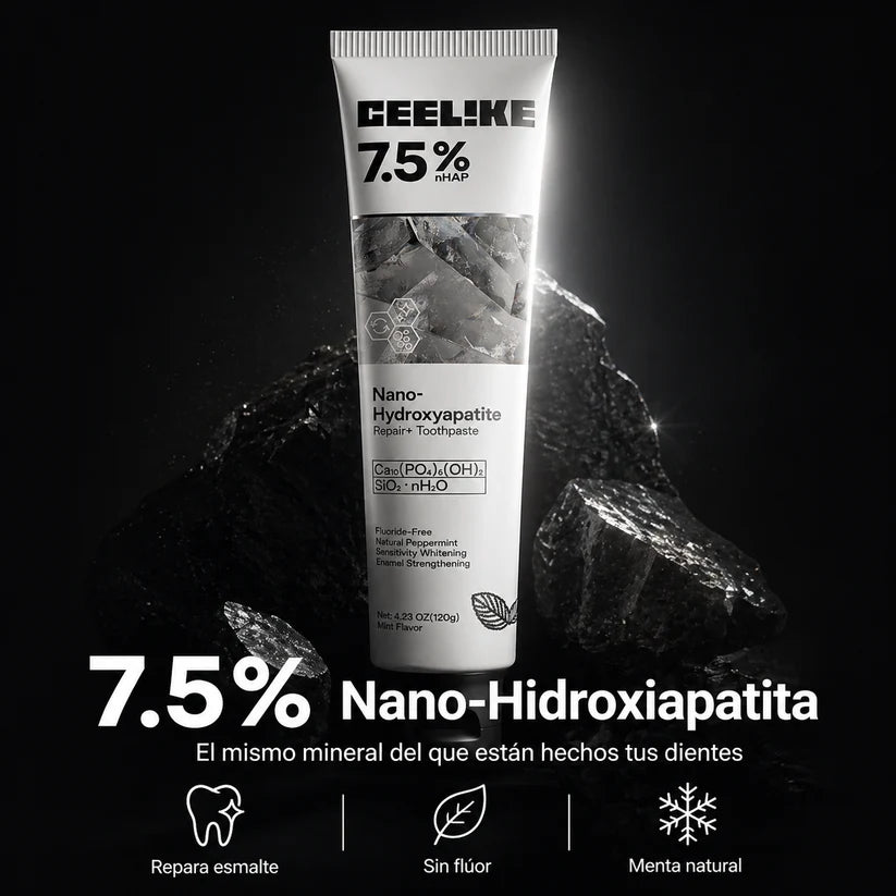 ¿Dientes sensibles o con manchas? Esta pasta Repara y blanquea tus dientes desde adentro + Envío Gratis